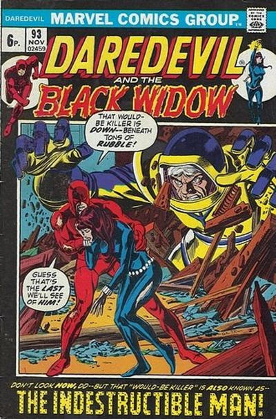 Cover for Daredevil (Marvel, 1964 series) #93 [British]