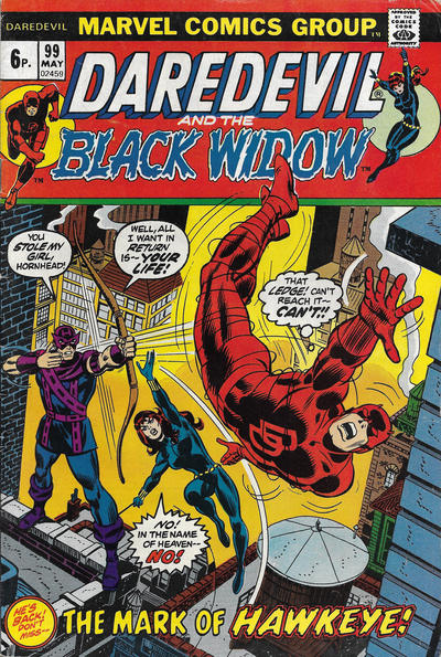 Cover for Daredevil (Marvel, 1964 series) #99 [British]