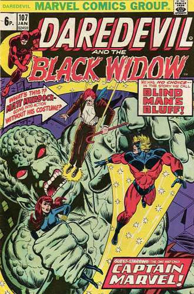 Cover for Daredevil (Marvel, 1964 series) #107 [British]
