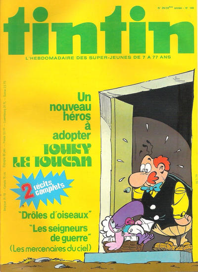 Cover for Le journal de Tintin (Le Lombard, 1946 series) #29/1978