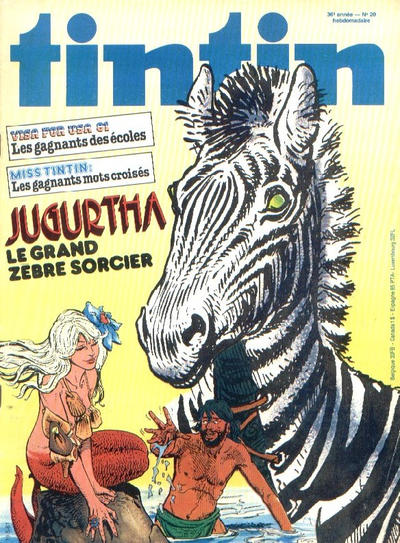 Cover for Le journal de Tintin (Le Lombard, 1946 series) #20/1981