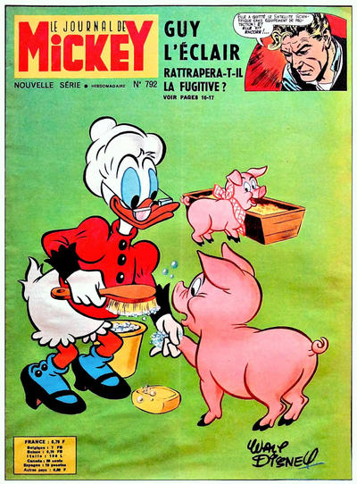 Cover for Le Journal de Mickey (Hachette, 1952 series) #792