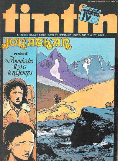 Cover for Le journal de Tintin (Le Lombard, 1946 series) #20/1979