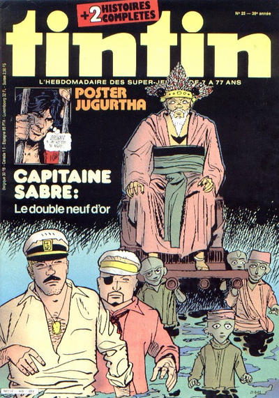 Cover for Le journal de Tintin (Le Lombard, 1946 series) #25/1983