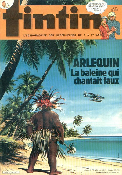 Cover for Le journal de Tintin (Le Lombard, 1946 series) #17/1984