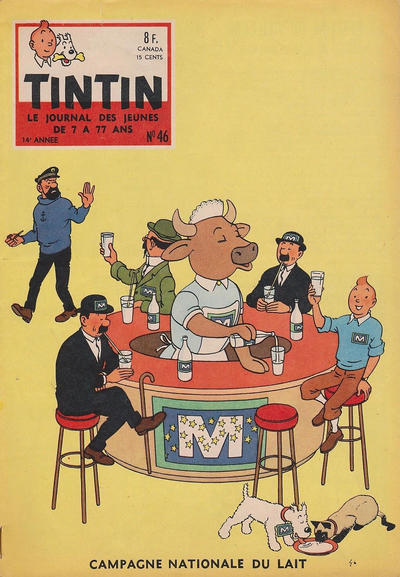 Cover for Le journal de Tintin (Le Lombard, 1946 series) #46/1959