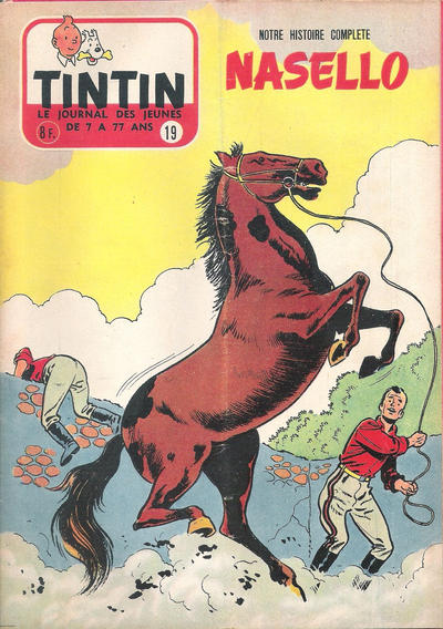 Cover for Le journal de Tintin (Le Lombard, 1946 series) #19/1956