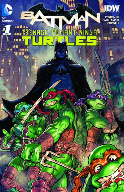 Cover for Batman / Teenage Mutant Ninja Turtles (DC, 2016 series) #1 [Comickaze Carlos D'Anda Cover]