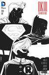 Cover Thumbnail for Dark Knight III: The Master Race (2016 series) #1 [Borderlands Comics / South Carolina Comic Con Klaus Janson Black and White Cover]