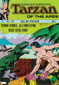 Cover Thumbnail for Edgar Rice Burroughs Tarzan of the Apes [cent covers] (Thorpe & Porter, 1971 series) #181