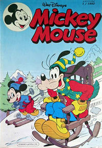 Cover Thumbnail for Mickey Mouse (Egmont Latvija, 1992 series) #1/1992