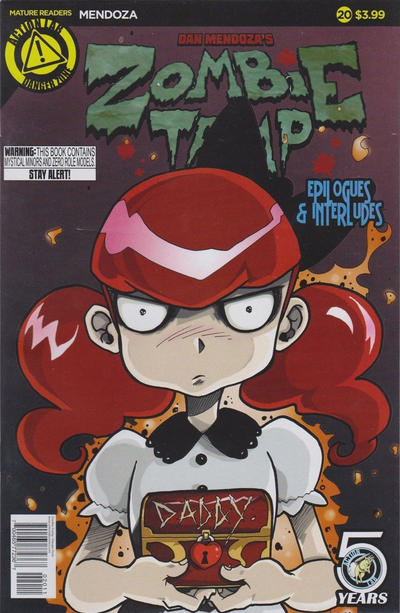 Cover for Zombie Tramp (Action Lab Comics, 2014 series) #20 [Dan Mendoza Regular Cover]
