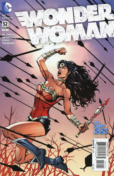 Cover for Wonder Woman (DC, 2011 series) #52 [The New 52! Cover]