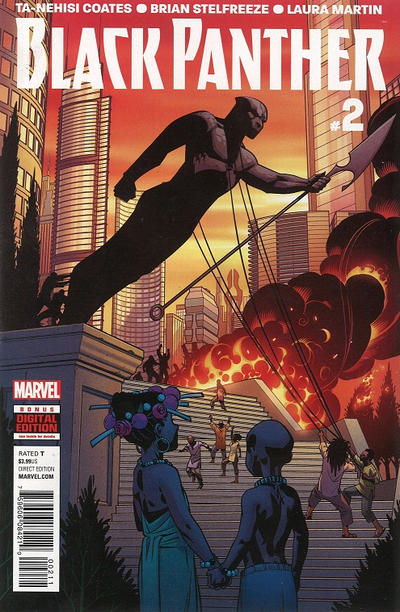 Cover for Black Panther (Marvel, 2016 series) #2