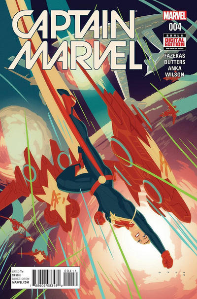 Cover for Captain Marvel (Marvel, 2016 series) #4