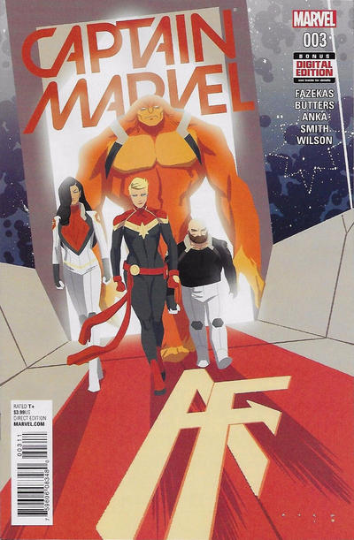 Cover for Captain Marvel (Marvel, 2016 series) #3