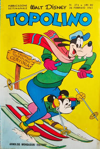 Cover Thumbnail for Topolino (Mondadori, 1949 series) #274