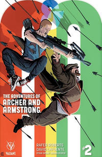Cover for A&A: The Adventures of Archer & Armstrong (Valiant Entertainment, 2016 series) #2 [Cover B - Kano]