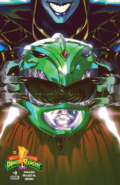 Cover for Mighty Morphin Power Rangers (Boom! Studios, 2016 series) #0 [Second Printing]
