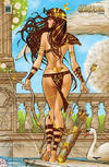 Cover for Grimm Fairy Tales Presents Godstorm (Zenescope Entertainment, 2012 series) #3 [Cover C CS Moore Editions Exclusive]