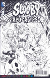 Cover Thumbnail for Scooby Apocalypse (2016 series) #1 [Adult Coloring Book Cover]