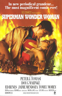 Cover Thumbnail for Superman / Wonder Woman (DC, 2013 series) #17 [Movie Poster Cover]