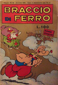 Cover Thumbnail for Braccio di Ferro (Edizioni Bianconi, 1963 series) #12/1965