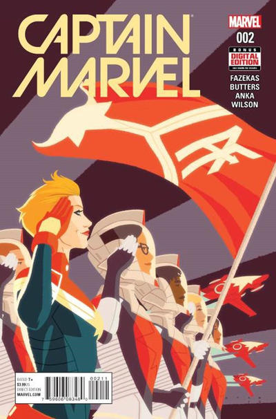 Cover for Captain Marvel (Marvel, 2016 series) #2