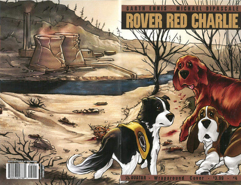 Cover for Rover Red Charlie (Avatar Press, 2013 series) #4 [Wraparound Cover]