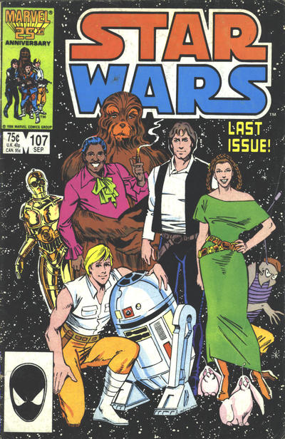 Cover for Star Wars (Marvel, 1977 series) #107 [Direct]