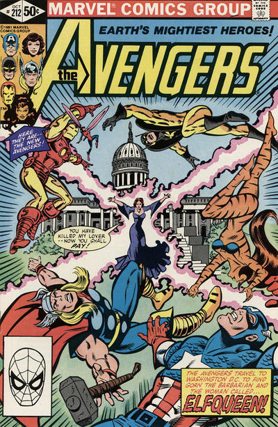 Cover for The Avengers (Marvel, 1963 series) #212 [Direct]