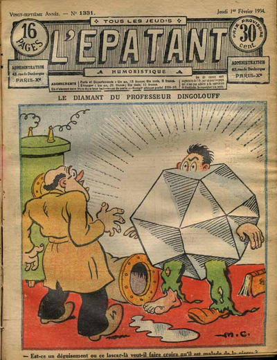 Cover for L'Épatant (SPE [Société Parisienne d'Edition], 1908 series) #1331