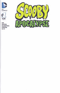 Cover Thumbnail for Scooby Apocalypse (DC, 2016 series) #1 [Blank Cover]