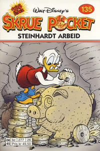 Cover Thumbnail for Skrue Pocket (Hjemmet / Egmont, 1984 series) #135 - Steinhardt arbeid [Reutsendelse]