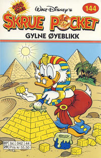 Cover Thumbnail for Skrue Pocket (Hjemmet / Egmont, 1984 series) #144 - Gylne øyeblikk