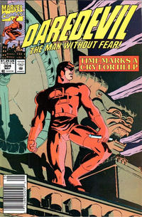 Cover Thumbnail for Daredevil (Marvel, 1964 series) #304 [Newsstand]