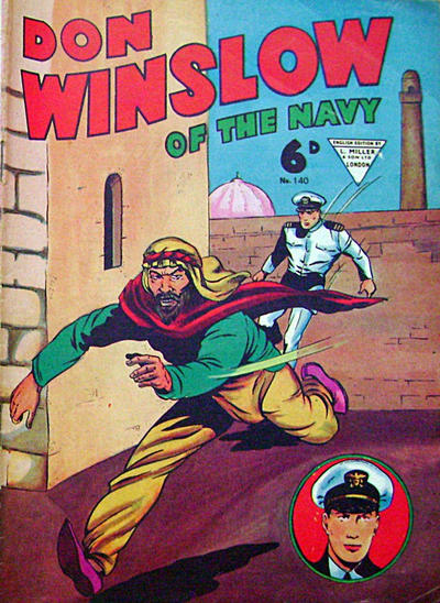 Cover for Don Winslow of the Navy (L. Miller & Son, 1952 series) #140