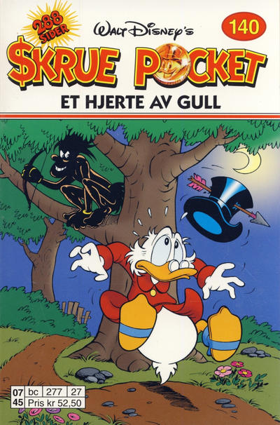 Cover for Skrue Pocket (Hjemmet / Egmont, 1984 series) #140 - Et hjerte av gull [Reutsendelse]