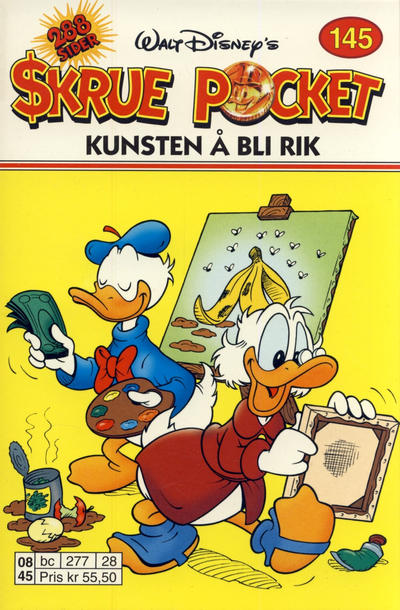 Cover for Skrue Pocket (Hjemmet / Egmont, 1984 series) #145 - Kunsten å bli rik [Reutsendelse]