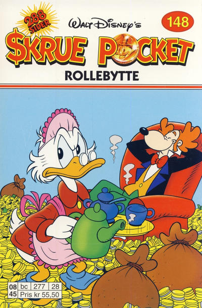 Cover for Skrue Pocket (Hjemmet / Egmont, 1984 series) #148 - Rollebytte [Reutsendelse]