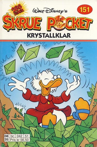 Cover for Skrue Pocket (Hjemmet / Egmont, 1984 series) #151 - Krystallklar
