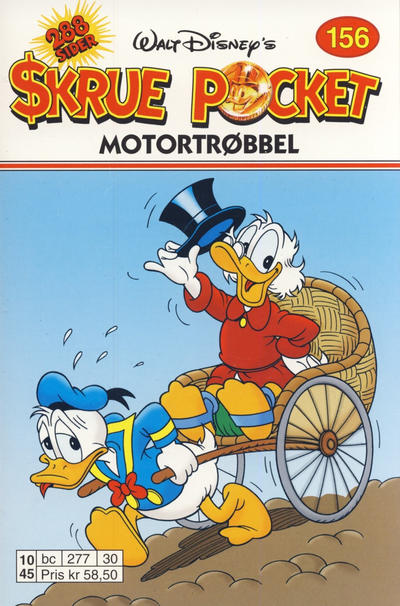 Cover for Skrue Pocket (Hjemmet / Egmont, 1984 series) #156 - Motortrøbbel [Reutsendelse]