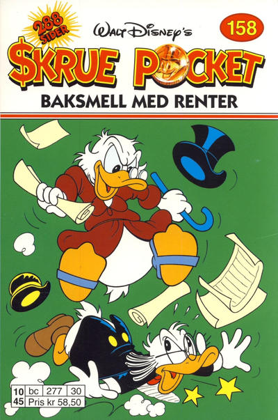 Cover for Skrue Pocket (Hjemmet / Egmont, 1984 series) #158 - Baksmell med renter [Reutsendelse]