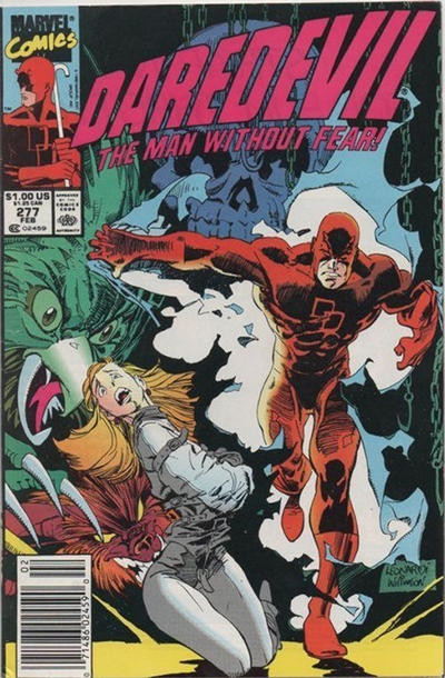 Cover for Daredevil (Marvel, 1964 series) #277 [Newsstand]