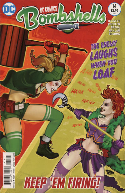 Cover for DC Comics: Bombshells (DC, 2015 series) #14