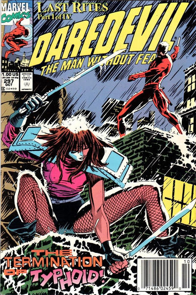 Cover for Daredevil (Marvel, 1964 series) #297 [Newsstand]