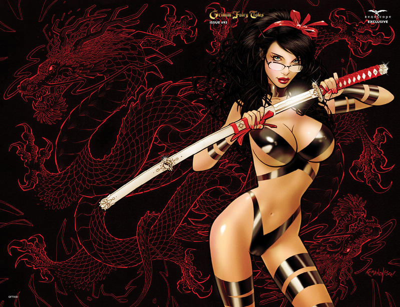 Cover for Grimm Fairy Tales (Zenescope Entertainment, 2005 series) #93 [Zenescope Exclusive Wraparound Variant by Franchesco!]