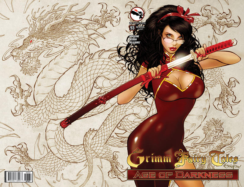 Cover for Grimm Fairy Tales (Zenescope Entertainment, 2005 series) #93 [Cover C - Franchesco Wraparound]