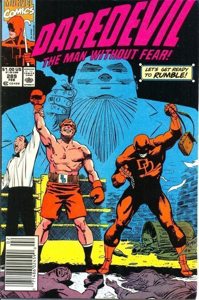 Cover for Daredevil (Marvel, 1964 series) #289 [Newsstand]