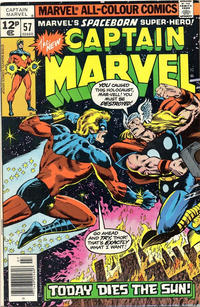 Cover for Captain Marvel (Marvel, 1968 series) #57 [British]